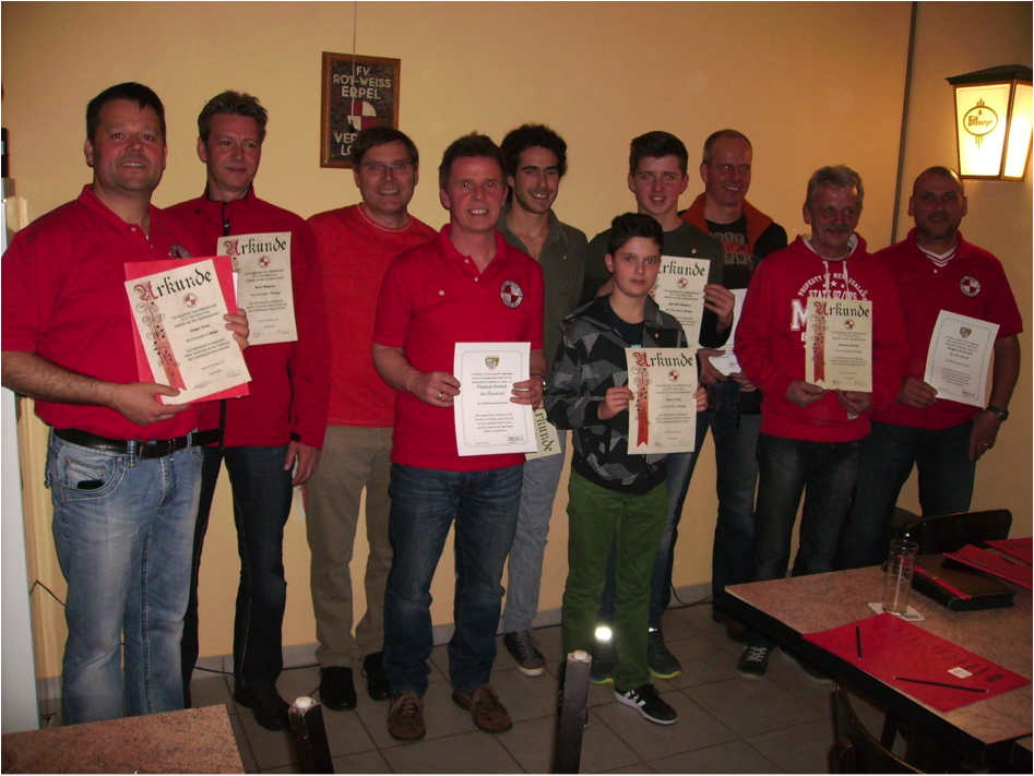 Jahershauptversammlung Rot Weiss Erpel 2014