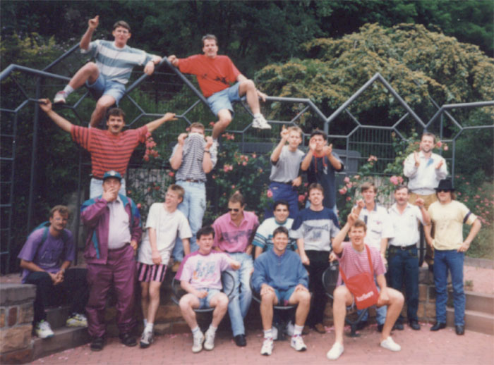 Vereinstour der 1. und 2. Mannschaft Saison 1992/93