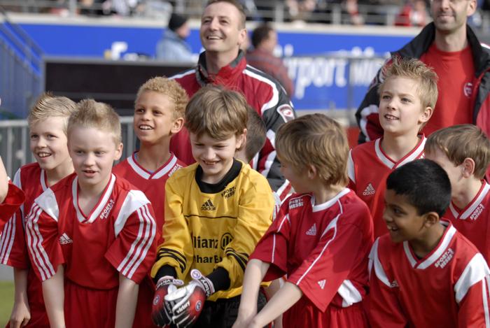 E3-Jugend 2008 beim Bundesligaspiel in Frankfurt